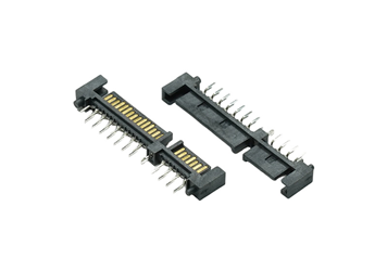 SATA 7+15P 公座 双排双柱 DIP